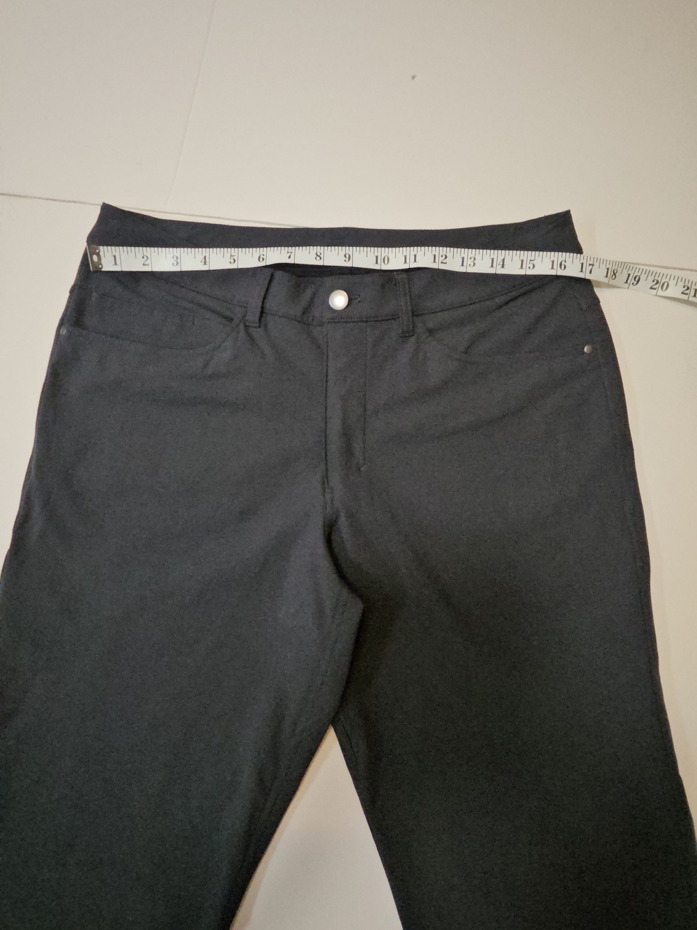Lululemon ABC Pant 5-Pocket Bundle 33x32 Dark Grey Obsidian & Trench Beige Set 2 - Picture 15 of 17